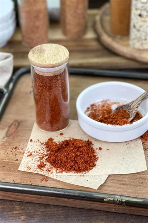 Homemade Tajín Seasoning - Mexican Chili-Lime Spice - TheCookful