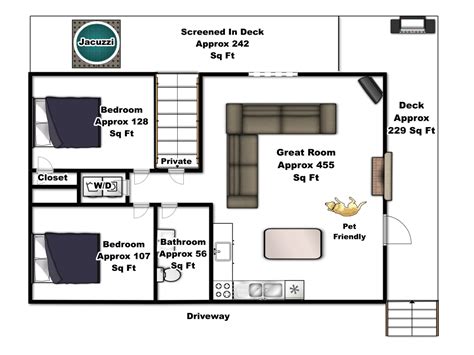 Casa Del Rio Main Floor Floorplan