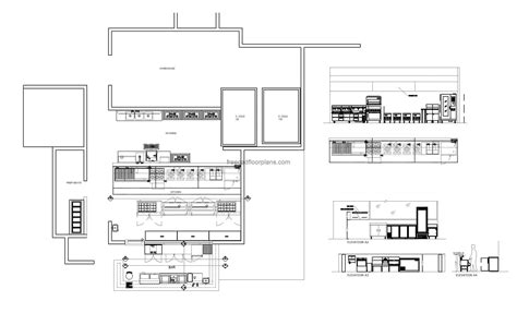 Commercial Kitchen Layout Cad Blocks - Image to u