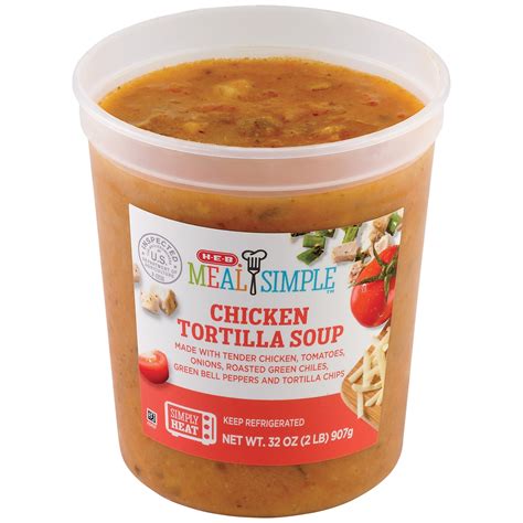 H-E-B Meal Simple Chicken Tortilla Soup - Shop Soup at H-E-B