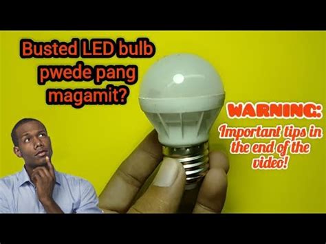 DIY 12 volts DC LED bulb [220ac convert to 12v dc LED Bulb] - YouTube