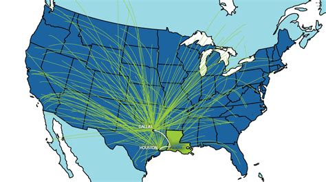 Airlines and Destinations - Lake Charles Regional Airport