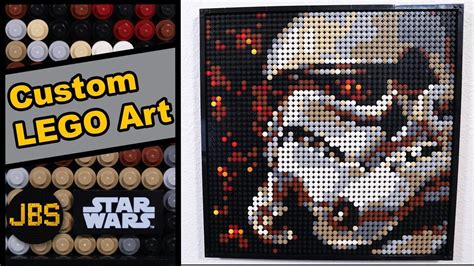 Custom LEGO Stormtrooper Mosaic Art - LEGO Star Wars MOC | Lego stormtrooper, Custom lego, Lego ...