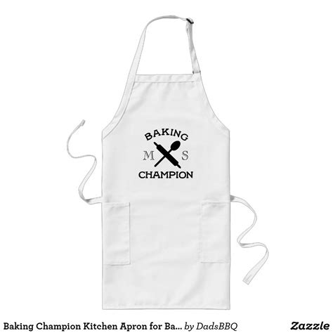 Baking Champion Kitchen Apron for Bakers | Zazzle.com | Kitchen aprons ...