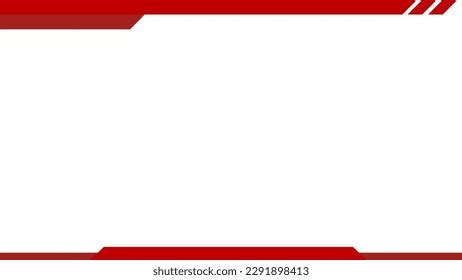 White Red Powerpoint Background Stock Illustration 2291898413 ...