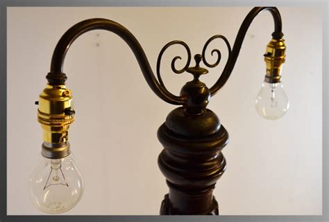 Antiques Atlas - Standard Lamp & Shade Large Tall Floor Light as272a238 / 1024