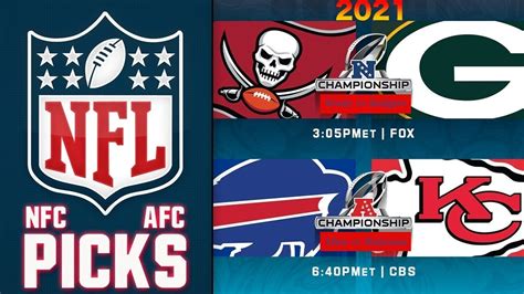 NFL Conference Championship prediction. NFC and AFC champs go on to the Super Bowl - YouTube