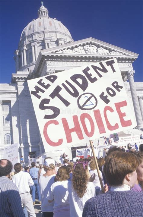 Protestors with Signs at Pro-choice Rally Editorial Photo - Image of activists, choice: 26271016