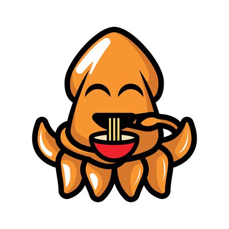 Cute Emoji Squid 5141122 Vector Art at Vecteezy