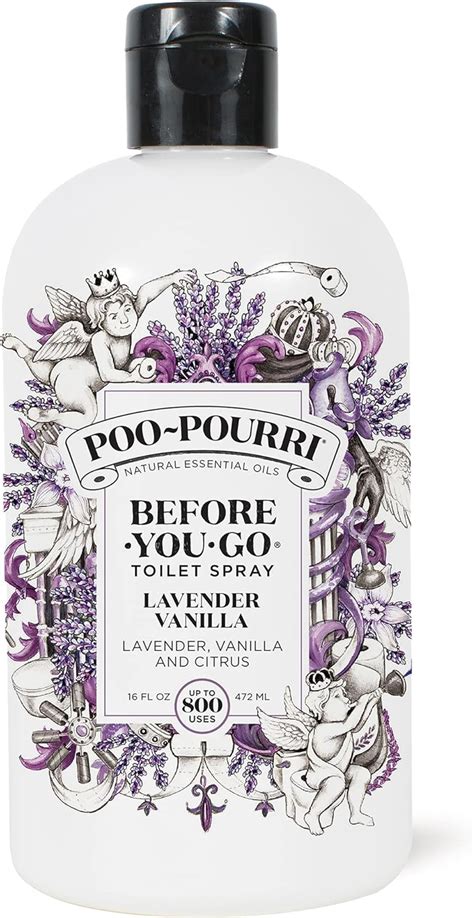 Poo-Pourri Before-You- go Toilet Spray, 16 Fl Oz, Lavender Vanilla