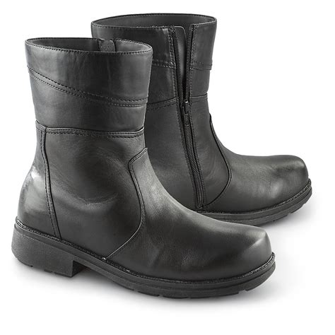 Men's Propét® Robert Fur - lined Side - zip Boots, Black - 183770, Winter & Snow Boots at ...