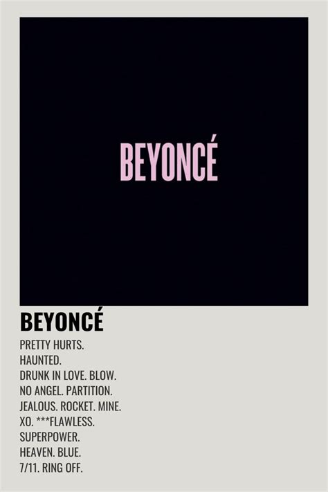 Beyonce Self Titled Album Art