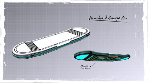 Futuristic hoverboard 3D model - TurboSquid 1319082