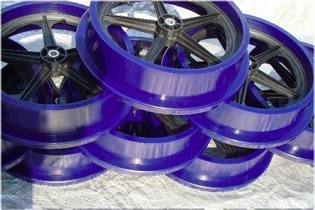 17 inch polyurethane flanged railroad wheel | 17 inch wheels, Wheel ...