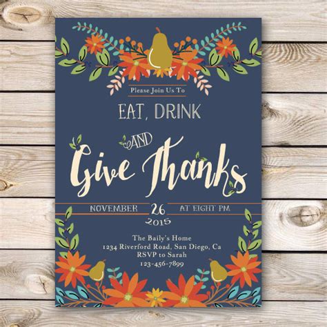 25 Gorgeous Friendsgiving Invitations - Domestically Blissful