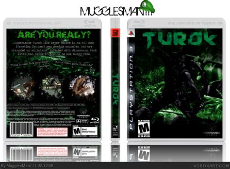 Turok PlayStation 3 Box Art Cover by MugglesMan111