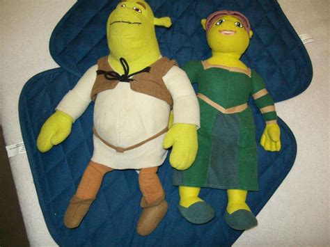 COLLECTIBLE SHREK & FIONA SHREK 2 STUFFED TOY CHARACTORS | #1900291045