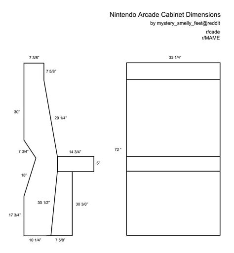 8 Photos Mame Arcade Cabinet Dimensions And Description - Alqu Blog