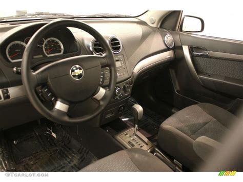 Charcoal Black Interior 2007 Chevrolet Aveo LT Sedan Photo #41485255 | GTCarLot.com