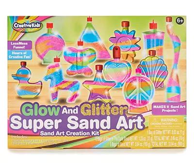 Creative Kids Glow & Glitter Super Sand Art Creation Kit | Big Lots