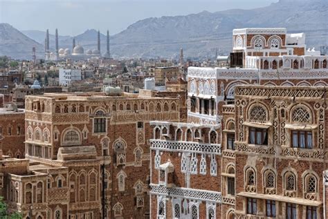 Sanaa, Yemen stock image. Image of shape, colorful, architecture - 24839811