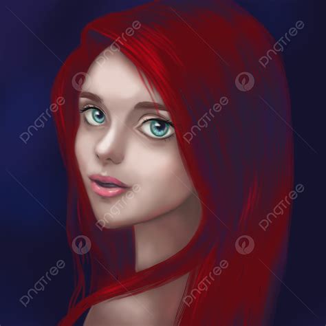 Red Girl PNG Transparent, Red Girl, Redhead, Girl, Beauty PNG Image For Free Download