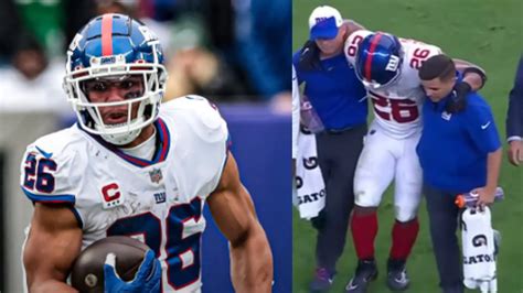 NFL: Giants' Saquon Barkley exits game with Injury | Update + History of Injuries