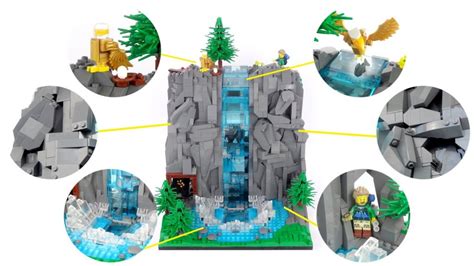 LEGO Ideas Spotlight - Working Waterfall - Brick Brains