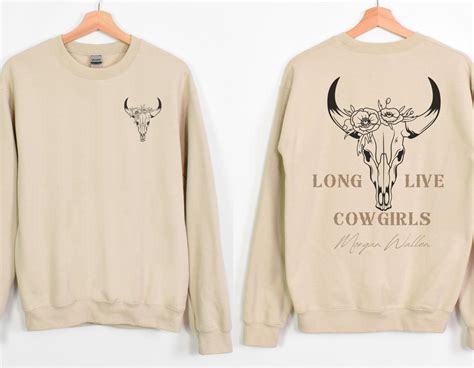 Long Live Cowgirls Morgan Wallen Crewneck - Etsy