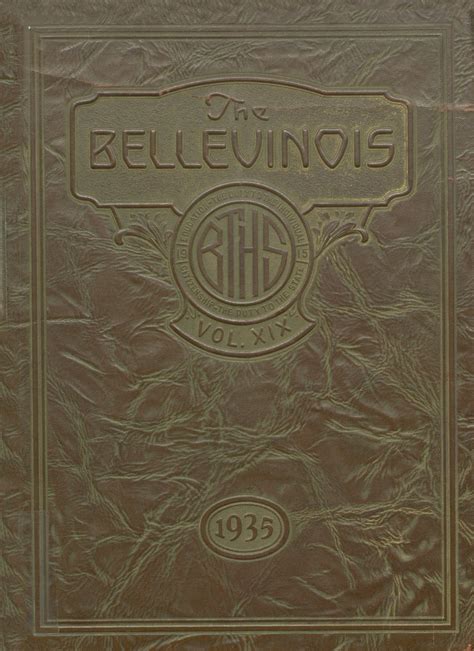 1935 yearbook from Belleville Township High School from Belleville, Illinois for sale