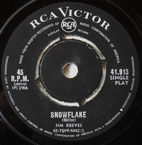 Jim Reeves - Snowflake / Final Affair | Releases | Discogs