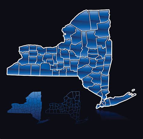 New York Election Map stock vectors - iStock