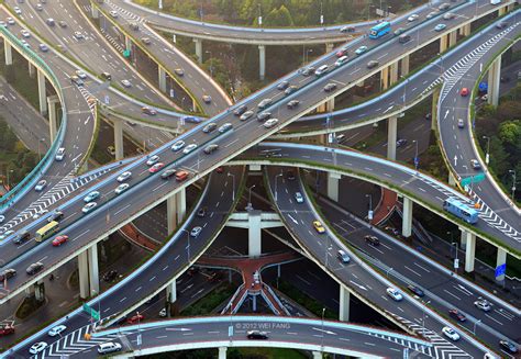 Aerial View of A Multi-Level Stack Interchange | Aerial view… | Flickr