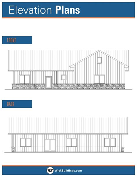 Wick Buildings Barndominium Floor Plans: The Marathon | BuildMyBarndo.com