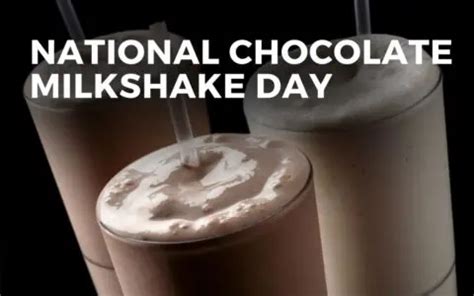 NATIONAL CHOCOLATE MILKSHAKE DAY - September 12, 2024 - Angie Gensler