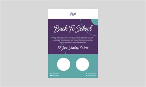 back to school flyer design template. 6731895 Vector Art at Vecteezy