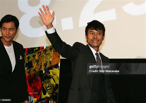 Actor Jung Woo-sung and Actor Lee Byung-hun attend the "Good, Bad,... News Photo - Getty Images