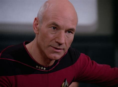 PICARD: You see, he's met two of your three criteria for sentience, so ...