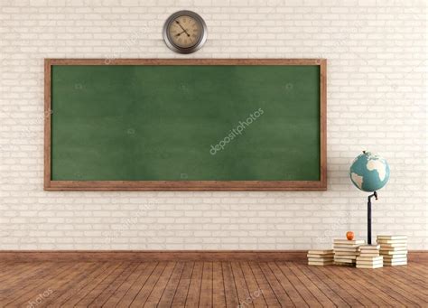 Empty vintage classroom Stock Photo by ©archideaphoto 29549463