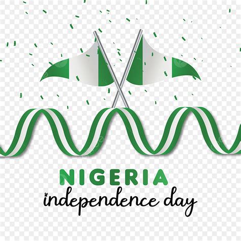 Independence Day Flag Vector Hd PNG Images, Nigeria Independence Day ...