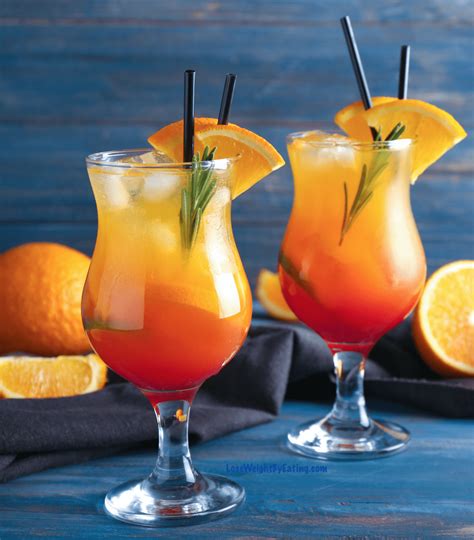 Low Calorie Tequila Sunrise Drinks - Lose Weight By Eating