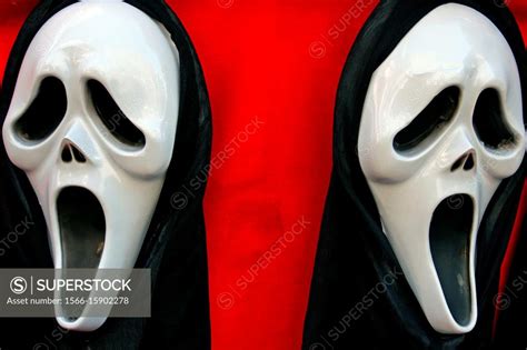 scream mask - SuperStock