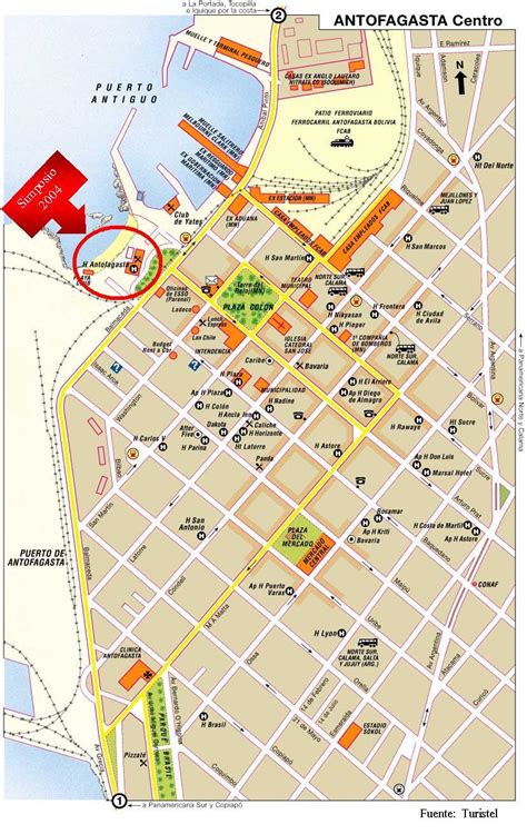 Antofagasta Map - Antofagasta Chila • mappery