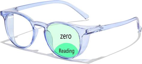 Amazon.com: Safety Bifocal Reading Glasses with Clear Lenses, Blue Light Blocking Glasses for ...