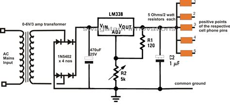 Multiple battery charger circuit using dump capacitor – Artofit