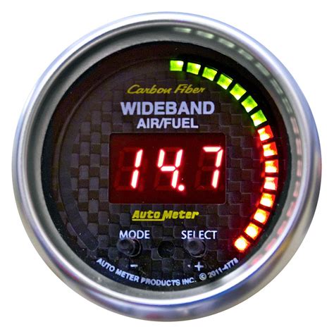 Auto Meter® 4778 - Carbon Fiber Series 2-1/16" Wideband Pro Air/Fuel ...