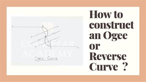 HOW TO CONSTRUCT AN OGEE OR REVERSE CURVE ? - YouTube