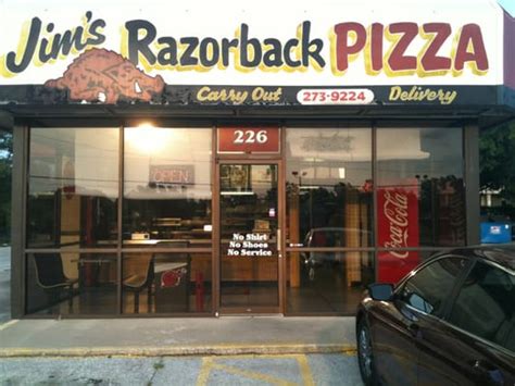 JIM’S RAZORBACK PIZZA - CLOSED - 226 N Walton Blvd, Bentonville, AR - Yelp