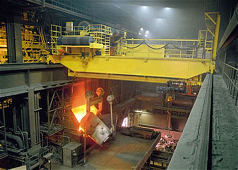 Foundry Ladle Casting Industrial Overhead Crane คานคู่ประสิทธิภาพสูง