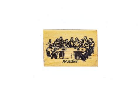 Olive Wood Last Supper Magnet – mychristmashouse